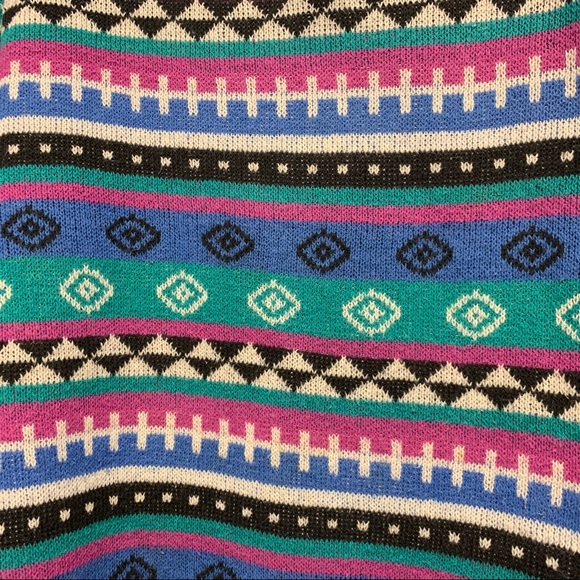 Retro Sweater Made in USA Cotton Large Women’s - Picture 6 of 8